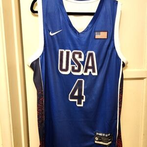 Men's jersey #4, Stephen Curry  USA Olympic Team.